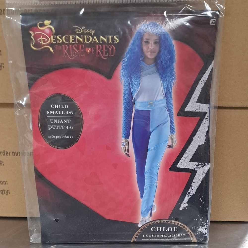 Disney Descendants Blue and White Costume for Kids